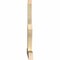 Ekena Millwork Saratoga Rough Sawn Timber Gable Bracket, Douglas Fir, 84"W x 56"H x 4"D x 6"F, 16/12 Pitch GBW084X56X0406SAR00RDF - alternate 5